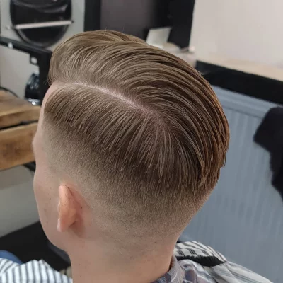 Klassieke Slick Back met Skin Fade